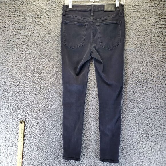 Madewell Jeans Womens 27 Black Roadtripper Skinny Stretch Denim - Picture 11 of 12